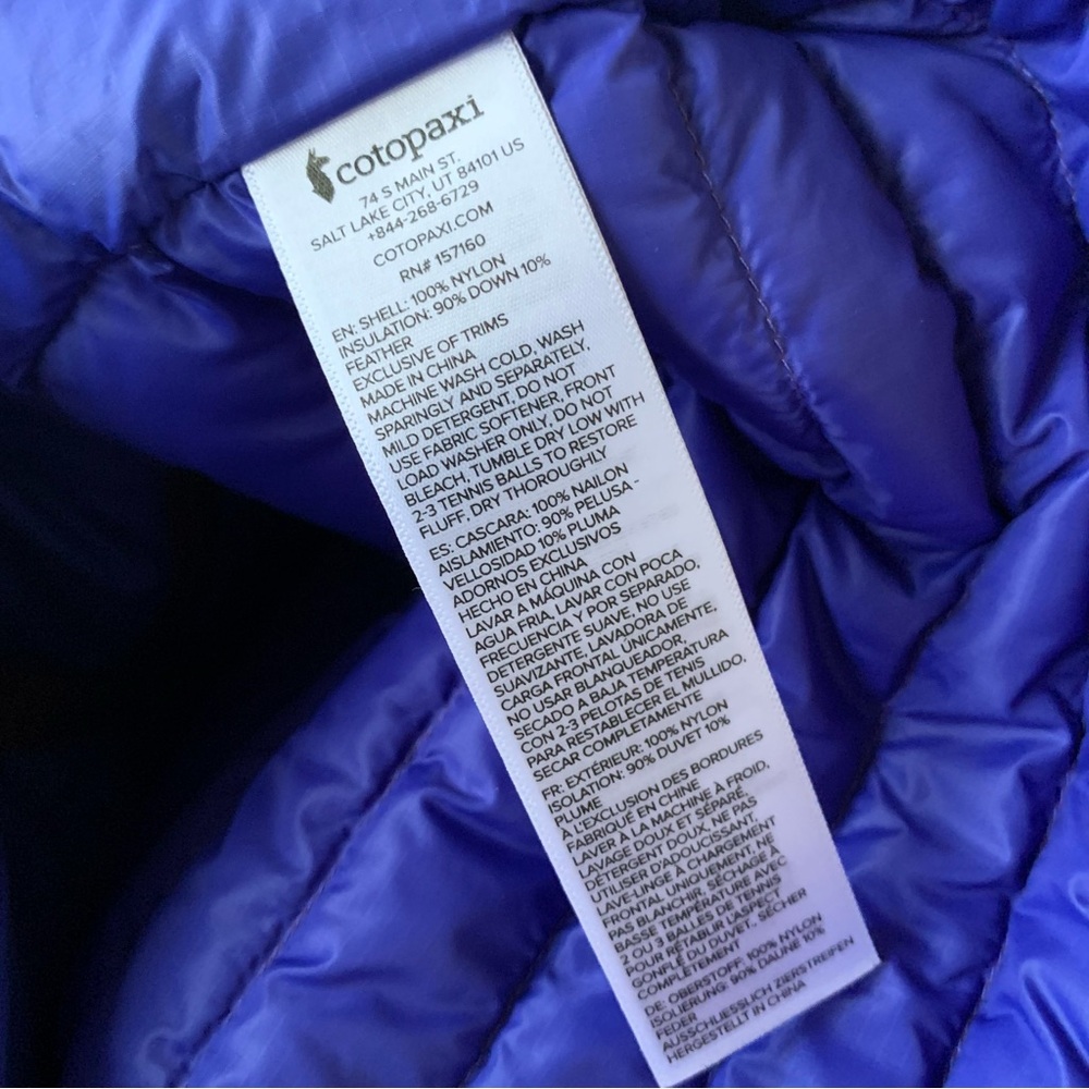Cotopaxi Fuego Down Puffer Vest NWT Men’s XS - Picture 5 of 5